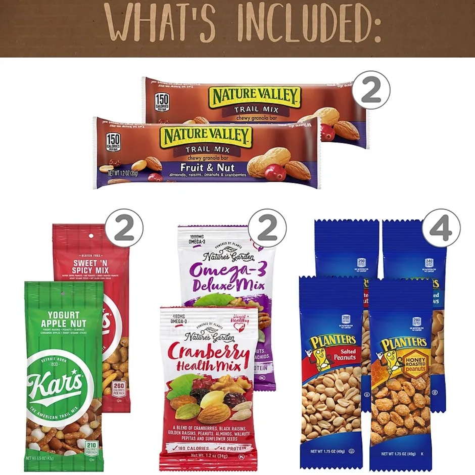 Variety Snack Packs<Break Box On The Go Snack Box, 27/Box (700-S0009)