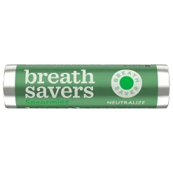 Gum & Mints<Breath Savers Spearmint Sugar Free Breath Mints Rolls, 0.75 oz., 24/Box (HEC71433)