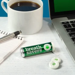 Gum & Mints<Breath Savers Spearmint Sugar Free Breath Mints Rolls, 0.75 oz., 24/Box (HEC71433)