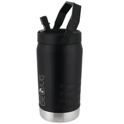 Brentwood Geojug Stainless Steel Double Walled Sports Water Jug, 64 oz., Black (G-1900BK)