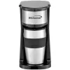 Coffee Makers<Brentwood Portable Single-Serve Coffee Maker with 14-Oz. Travel Mug, Black (TS-113BK)