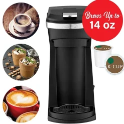 Coffee Makers<Brentwood Single-Serve Coffee Maker, Black (TS-1101BK)