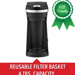 Coffee Makers<Brentwood Single-Serve Coffee Maker, Black (TS-1101BK)