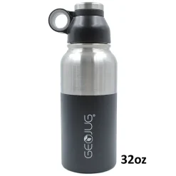 Water Bottles<Brentwood Stainless Steel Double Wall Insulated Water Bottle, 32 oz., Black (BTWG1032BK)