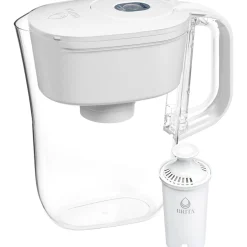 Water Filters & Dispensers<Brita Denali Small 6 Cup Bright White Water Filter Pitcher with Filter (36089)