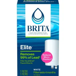 Water Filters & Dispensers<Brita On Tap Water Filtration System Faucets Replacement Filters, White (36309)