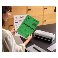 Portable Scanners<Brother ADS-1300 Compact Desktop Document Scanner, White/Black