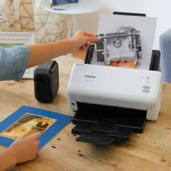 Portable Scanners<Brother ADS3100 Duplex Document Scanner, Black/White