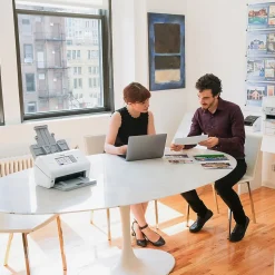 Portable Scanners<Brother ADS-4900W Duplex Document Scanner, White/Black