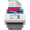 Desktop Scanners<Brother ADS-4700W Duplex Document Scanner, White/Black
