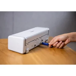 Portable Scanners<Brother ADS-1350W Duplex Portable Document Scanner, White/Black