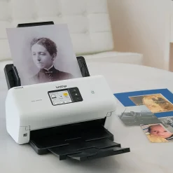 Portable Scanners<Brother ADS3300W Wireless Duplex Document Scanner, White/Black