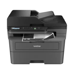 Black & White Printers<Brother DCP-L2640DW Compact Wireless Black & White Laser Printer, All-In-One, Print, Scan, Copy, Refresh Subscription Ready