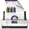 Desktop Scanners<Brother Desktop Scanner for Documents, Wireless, White (ADS-1700W)