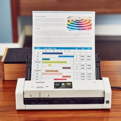 Desktop Scanners<Brother Desktop Scanner for Documents, Wireless, White (ADS-1700W)