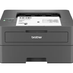Black & White Printers<Brother HL-L2405W Compact Wireless Black & White Laser Printer, Single-Function, Print, Refresh Subscription Ready
