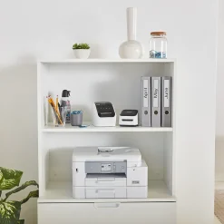 Color Printers<Brother INKvestment Tank MFC-J4535DW Wireless Color Inkjet Printer, All-In-One Supertank, Print, Scan, Copy, Fax