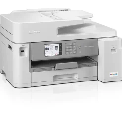 Color Printers<Brother INKvestment Tank MFC-J5855DW Wireless Color Inkjet Printer, All-In-One Supertank, Print, Scan, Copy, Fax