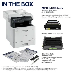 All-In-One Printers<Brother MFC‐L8905CDW Wireless Color Laser Printer, All-In-One, Print, Scan, Copy, Fax