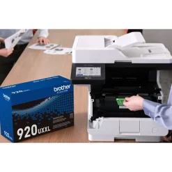 Instant Photo Printers<Brother MFC-L5915DW Business Wireless Black & White Laser, All-In-One, Print, Scan, Copy, Fax