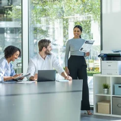 Instant Photo Printers<Brother MFC-L5710DW Business Wireless Monochrome Laser All-in-One Printer, Print, Scan, and Copy