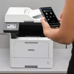 Instant Photo Printers<Brother MFC-L5710DW Business Wireless Monochrome Laser All-in-One Printer, Print, Scan, and Copy