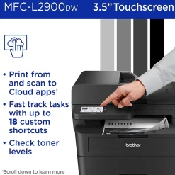 Instant Photo Printers<Brother MFC-L2900DW New Laser Printer, All-In-One, Print, Scan, Copy, Fax