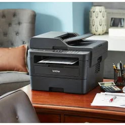 Black & White Printers<Brother MFC-L2750DW Refurbished Wireless Monochrome Laser All-in-One Printer