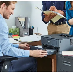 Black & White Printers<Brother Refurbished HL-L2370DW Wireless Monochrome Laser Printer