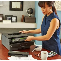 Black & White Printers<Brother Refurbished HL-L2370DW Wireless Monochrome Laser Printer