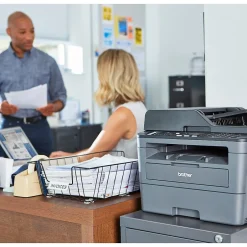 Black & White Printers<Brother Refurbished MFC-L2710DW Wireless Monochrome Laser All-In-One Printer