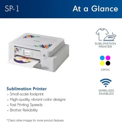 Color Printers<Brother Sublimation Printer and Craft Express Mug Heat Press Bundle, 6 Mugs & 6 Glasses(SUBDRNKS-STP)