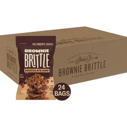 Cookies<Brownie Brittle Chocolate Chip Brownie Snack, 2 oz., 24 Packs/Carton (SG1122)
