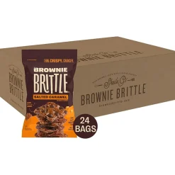Cookies<Brownie Brittle Salted Caramel Brownie Snack, 2 oz., 24 Packs/Carton (SG1132)