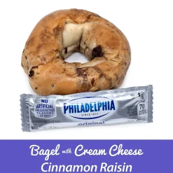 Fresh Groceries<Burry Individually Wrapped Cinnamon Raisin Bagel w/ Cream Cheese, 4.6 Oz, 6/Box (307-00371)