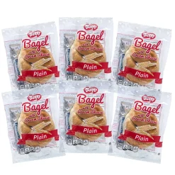 Fresh Groceries<Burry Individually Wrapped Plain Bagel w/ Cream Cheese, 4.6 Oz, 6/Box (307-00370)