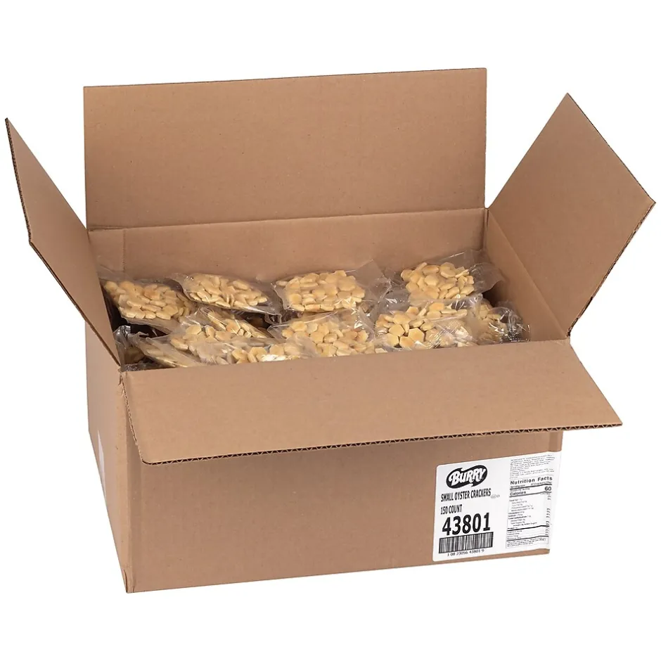 Crackers<Burry Small Oyster Portion Pack Cracker, 0.5 oz, 150/Pack (307-00423)