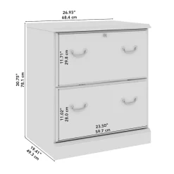 Online Arlington 2-Drawer Lateral File Cabinet, Harvest Cherry (WC65554-03) File Cabinets