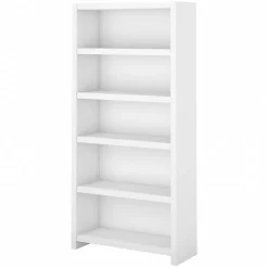 Sale Echo 5 Shelf Bookcase, Pure White (KI60104-03) Bookcases