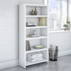 Sale Echo 5 Shelf Bookcase, Pure White (KI60104-03) Bookcases