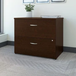 New Easy Office Lateral File Cabinet, Mocha Cherry (EO101MRSU) File Cabinets