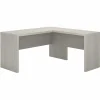 Discount Echo 60"W L Shaped Desk, Gray Sand (ECH026GS) L-Desks