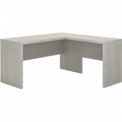 Discount Echo 60"W L Shaped Desk, Gray Sand (ECH026GS) L-Desks