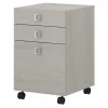 Discount Echo 3 Drawer Mobile File Cabinet, Gray Sand (KI60201-03) File Cabinets