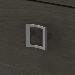 Hot Echo 3 Drawer Mobile File Cabinet, Charcoal Maple (KI60301-03) File Cabinets