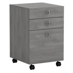 New Echo 3 Drawer Mobile File Cabinet, Modern Gray (KI60401-03) File Cabinets