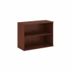 Clearance 29.31"H 2-Shelf Bookcase with Adjustable Shelf, Hansen Cherry Laminated Wood (BK3036HC) Bookcases