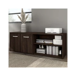 Outlet Hybrid 21" Low Storage Cabinet with Doors and Shelves, (HYS160BW-Z) Storage Cabinets