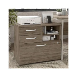 Sale Hybrid 26" Office Storage Cabinet with Drawers and 2 Shelves, (HYF130MHSU-Z) Storage Cabinets
