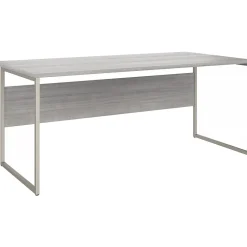 Sale Hybrid 72"W x 36"D Computer Table Desk with Metal Legs, (HYD172PG) Computer Desks